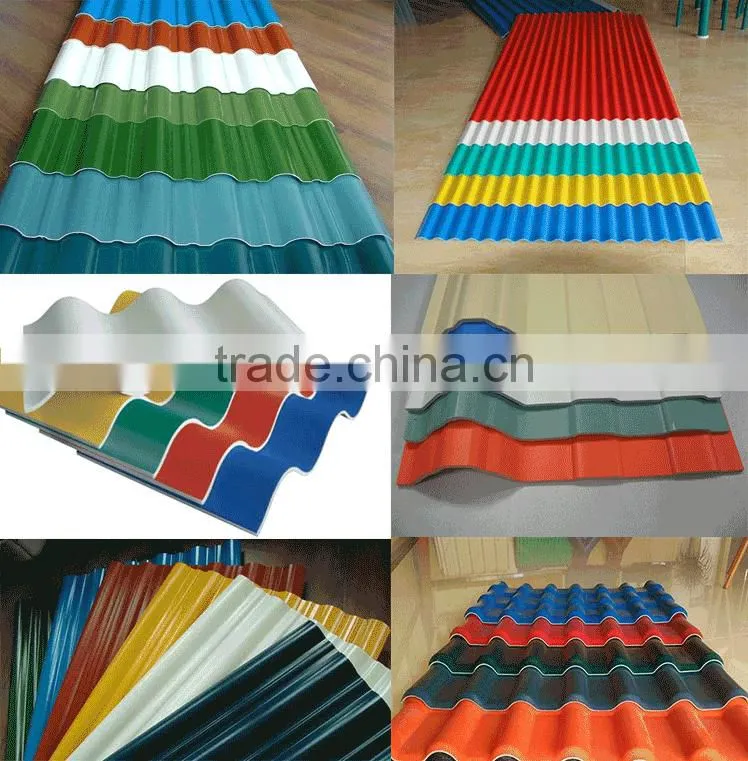 Hot sale transparent plastic roof tile sheet plate production line producer