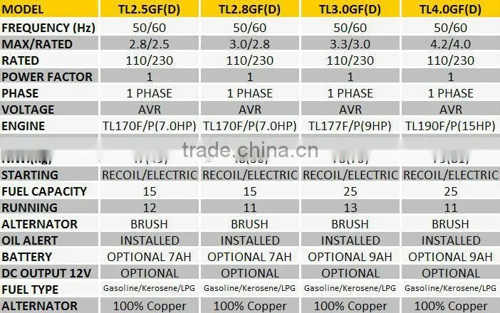 Popular Sale Italy Generator from China Market