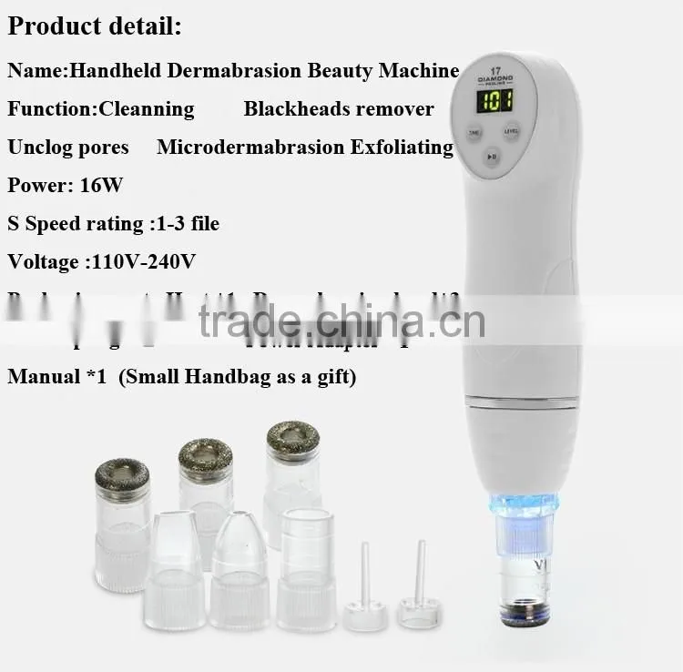 2016 Wholesale price vacuum blackhead remover for home use