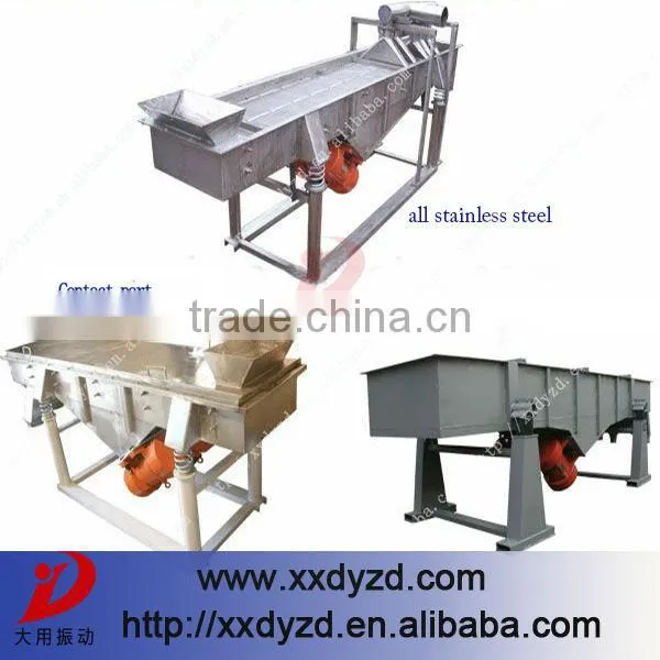 Newly design multi-deck vibrating screen for glasses powder