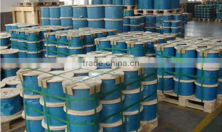 galvanized steel wire rope, pvc coated steel wire, elevator steel wire rope
