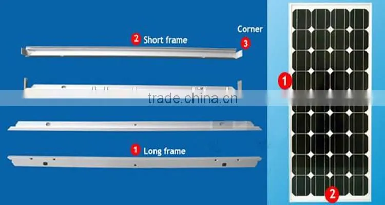 Anodized Silver diffrent sizes aluminum frame