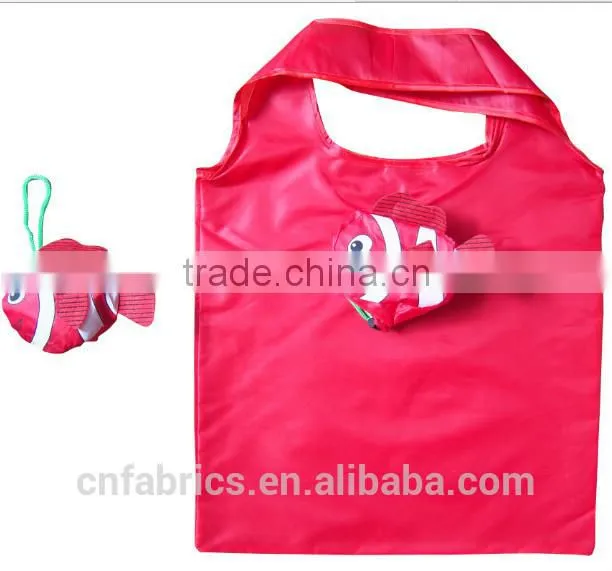 Wholesale custom polyester reusable folding shopping bags