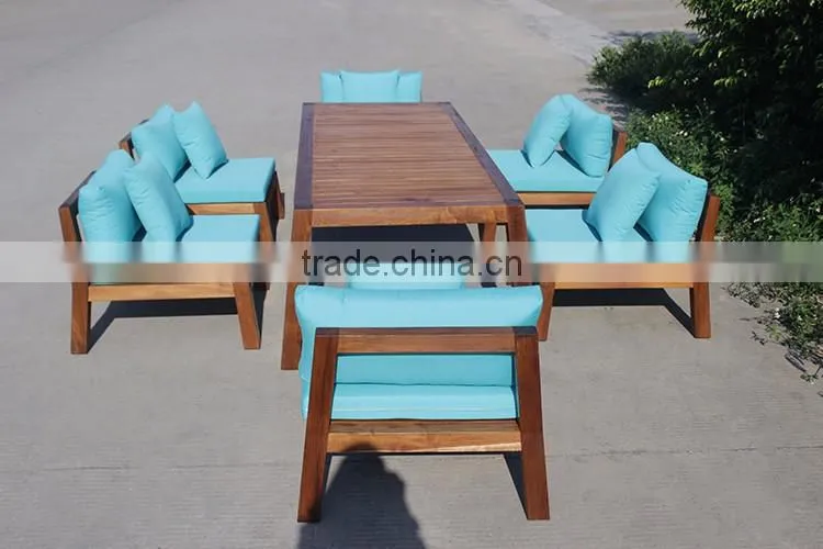 Teak Wood Furniture Outdoor Wood Dining Table Set