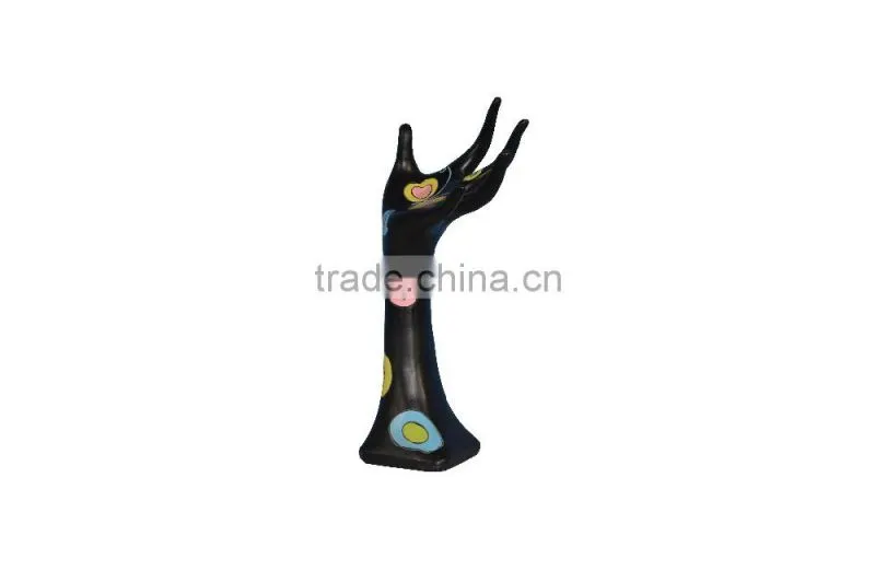 beautiful fiberglass jewelry and gloves display female mannequin hand