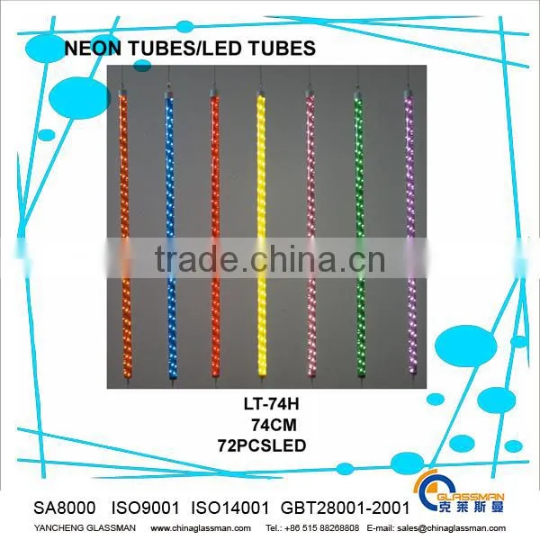home decoration colorful led neon lights NT-164 hanging neon tube