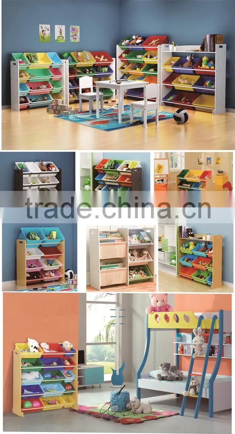 winsome design E1 MDF rolling Kids storage bins for toys