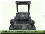 European Style Tombstone,green Tombstone,Multicolor Green Tombstone Granite