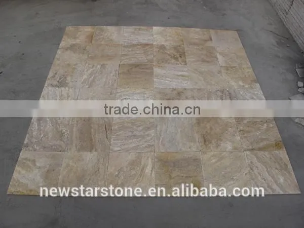 tumbled travertine pavers