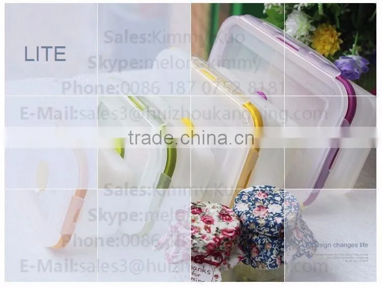 Heat resistant airtight microwave food grade siliconec food container