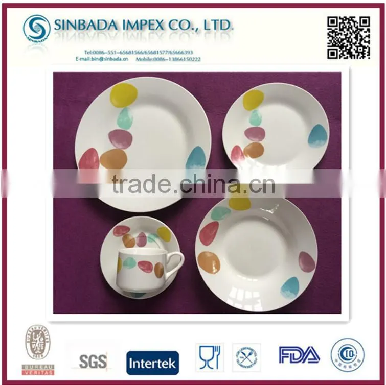2015 new product porcelain 20pcs home goods dinnerware