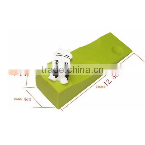 Hot selling decorativecustom soft child satety silicone door stopper