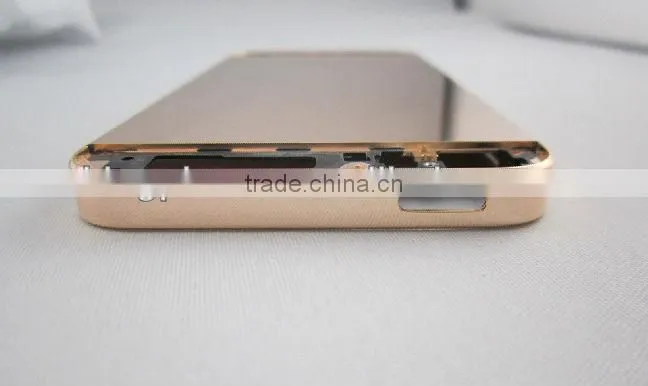 Rose gold mirror finish bezel housing for iPhone 5S, from kingphone
