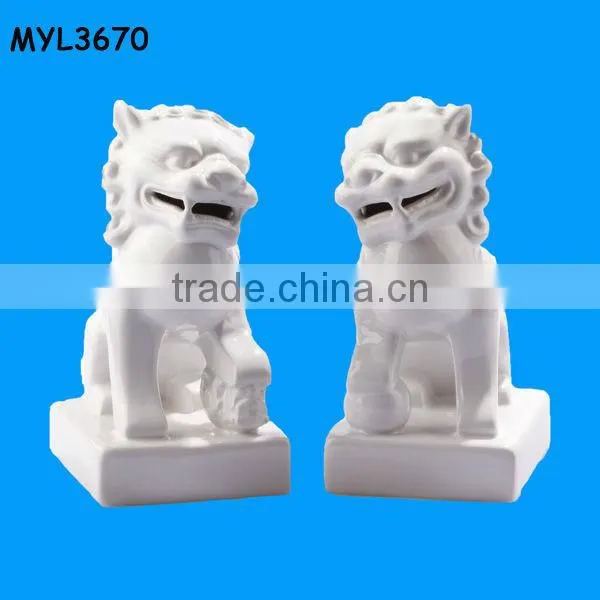 Pottery Jewelry Blue Outdoor Lion Statue