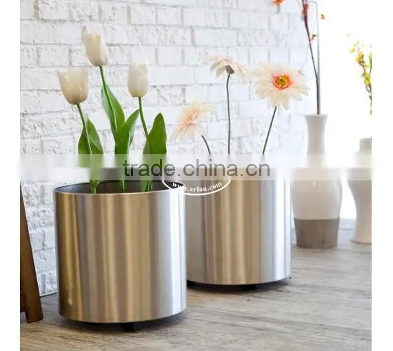 colorful garden plower pot, metal garden pot for flower growing