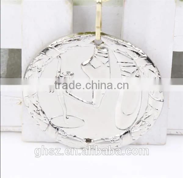 best selling golden zinc alloy ballet medal