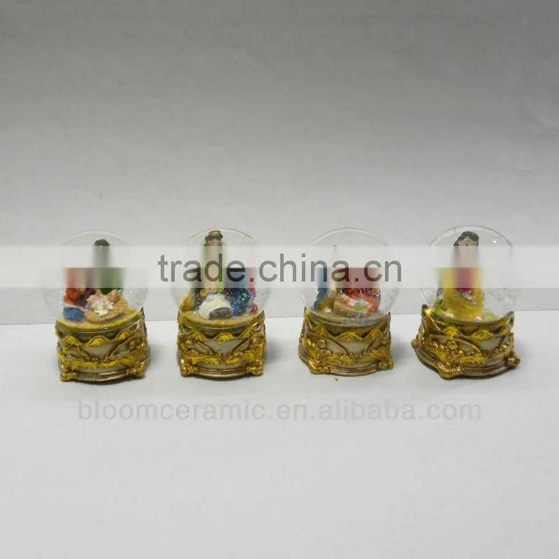 Hotsale resin religious ball crystal water ball
