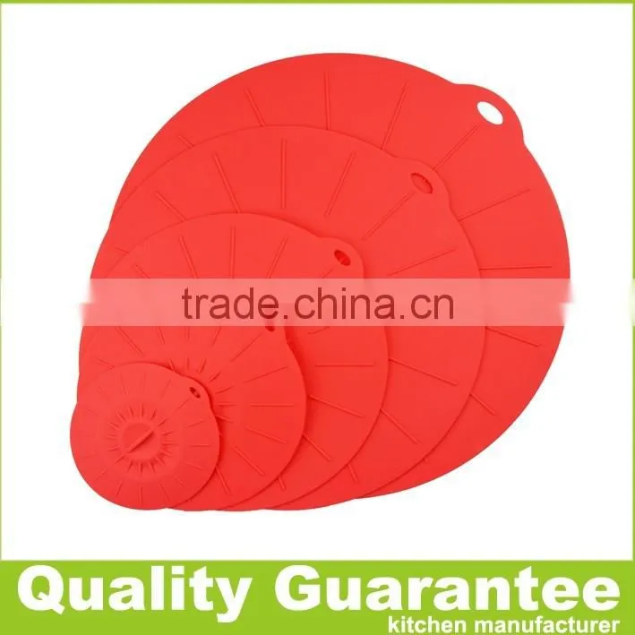 2016 new food grade silicone lid-cooking pot lid-Microwave pan bowl lids Cover-Silicone Suction Lids
