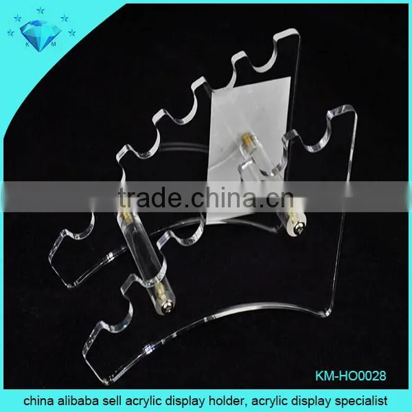 Acrylic Clutch bag display holder, Acrylic Handbag Riser, Purse Display Stands