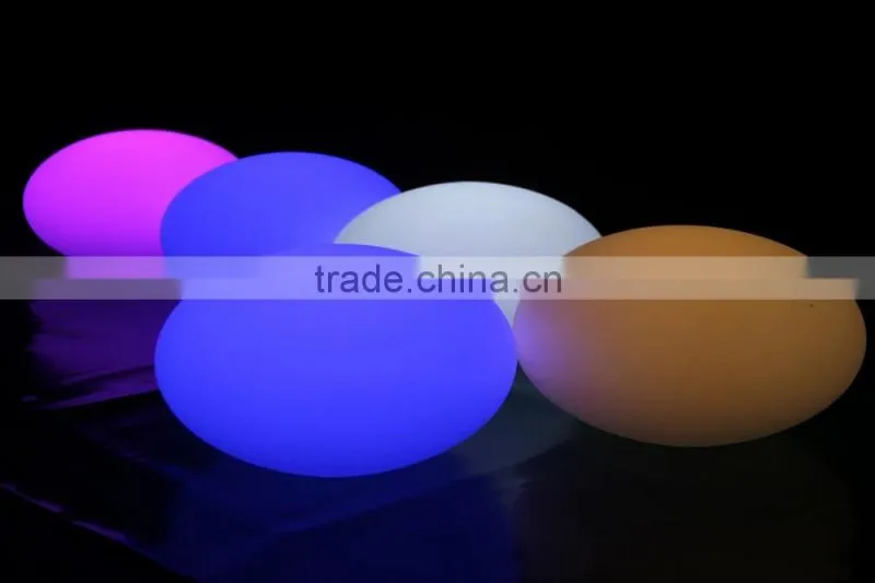 Rechargeable Led Egg Ball Lighting color changing led ball