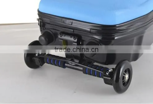 3 wheels PC / EVA business trolley luggage with CE