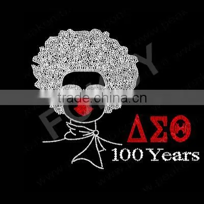 Wholesale Rhinestone transfers delta sigma theta birthday