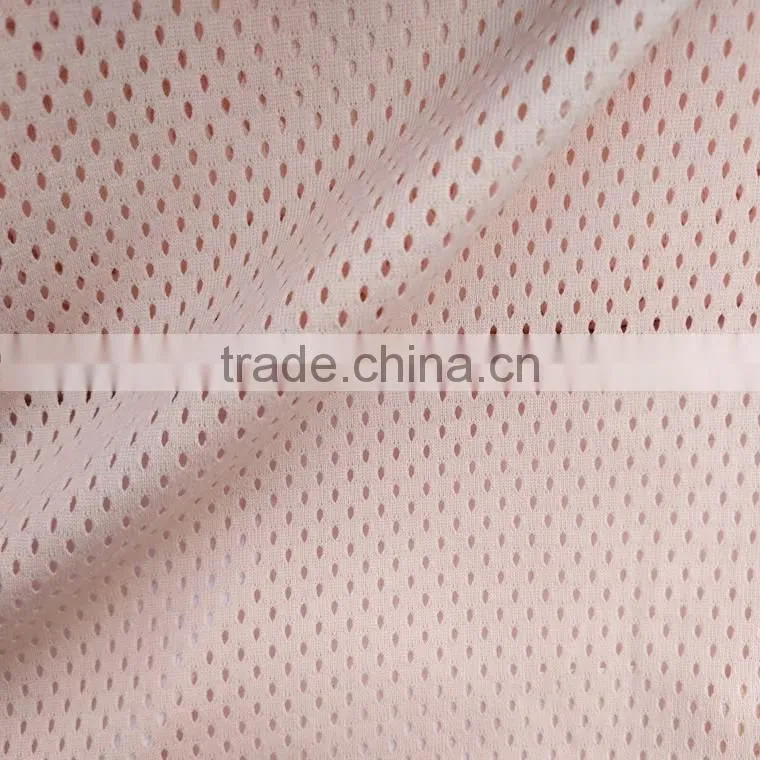 100% polyester mesh fabric sigle jersey fabric,sportswear fabric