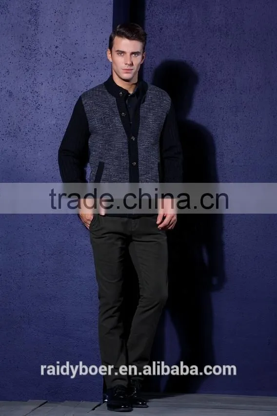 Men's high quality cardigan sweater