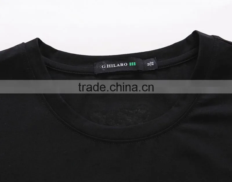 wholesale 95cotton 5spandex brand fashion slim t shirt