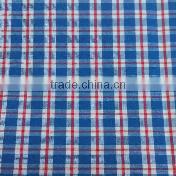 60x60 160x110 cotton woven fabric yarn dyed checks shirt fabric