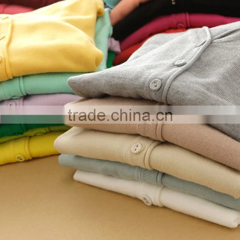MGOO Cheap Price Stock Black Cotton Women Cardigan V Neck Sweaters Slim Fitting Long Sleeves Outwear