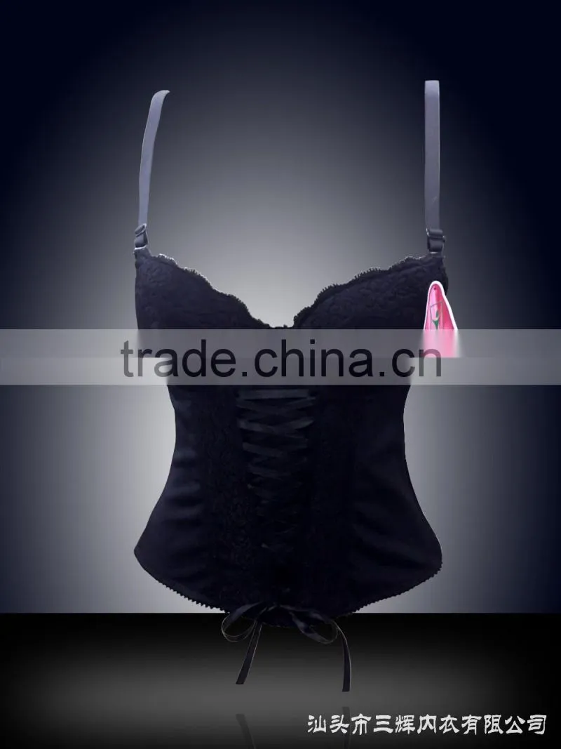 shape corset fantasitic decorative flower lace ball sex women photo steel boned corset