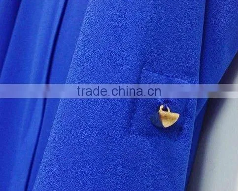 2013 fashion lady's simple chiffon blouses