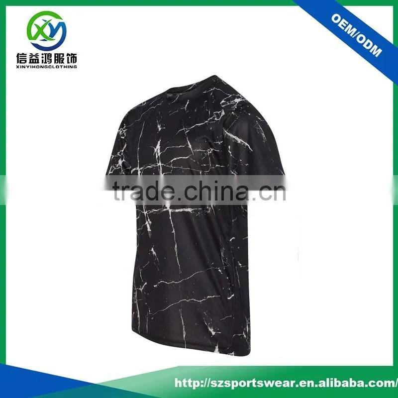New design sublimation printing plus size custom men t-shirt
