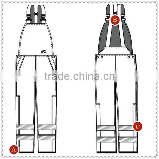 Bib Overalls FR Rainwear Hi-Vis Bib Overall
