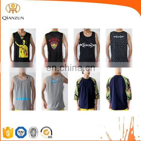 Gym 100% cotton custom tank top for yoga, fitness