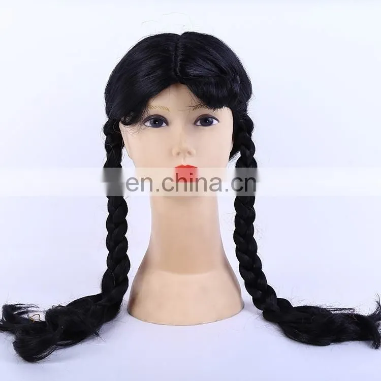 New Long Straight Two braid wigs