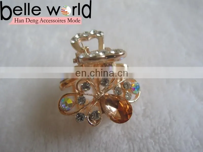 High Quality Mini Jewel Rhinestone Hair Claw Clip