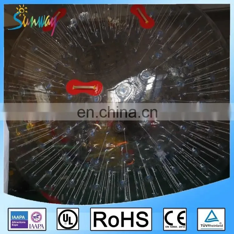 Sunway Human Ball Inflatable Game ,Giant Inflatable Zorb Ball for Sale