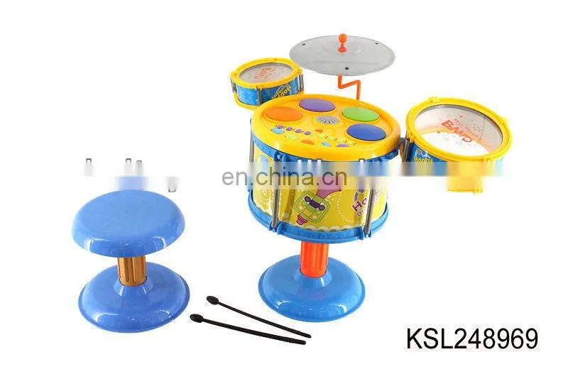 musical instruments plastic drum set