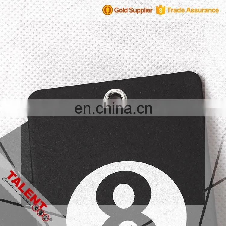 custom men's style brand name logo printed paper clothing spare tag and button bag