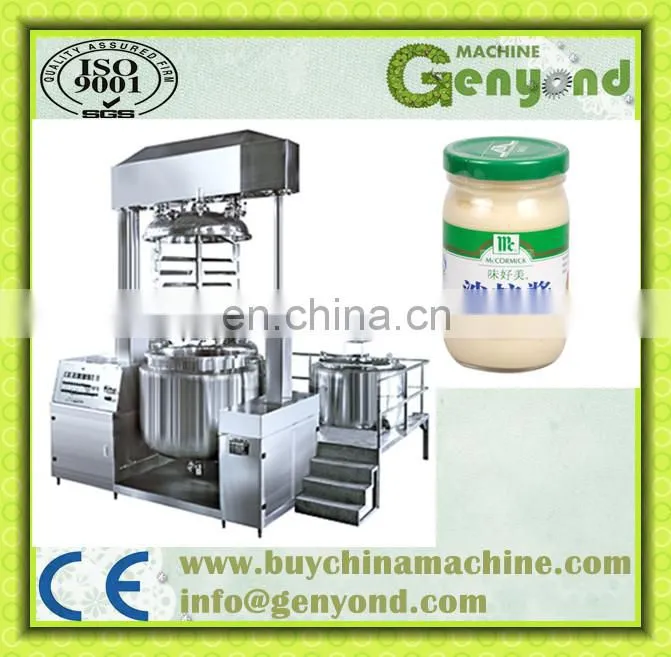 Industrial Vacuum Emulsion Blender for Cheese/Ice Cream/Salad Dressing