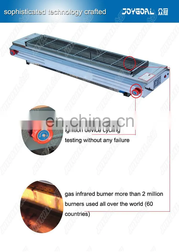 gas yakitori grill/auto rotating barbeque machine/electric bbq grill