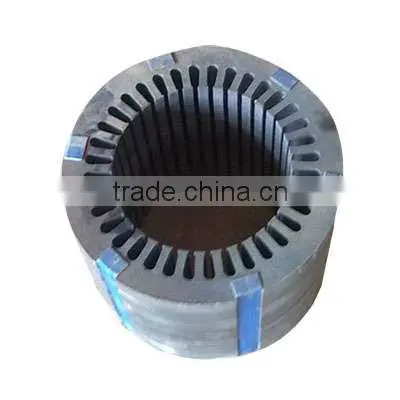 Generator rotor and stator water pump motor lamination core