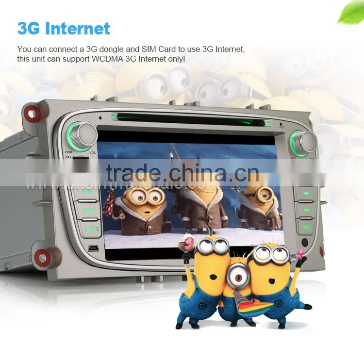 Erisin ES7608M 2 Din 7 inch Car Stereo System GPS for Mondeo Galaxy