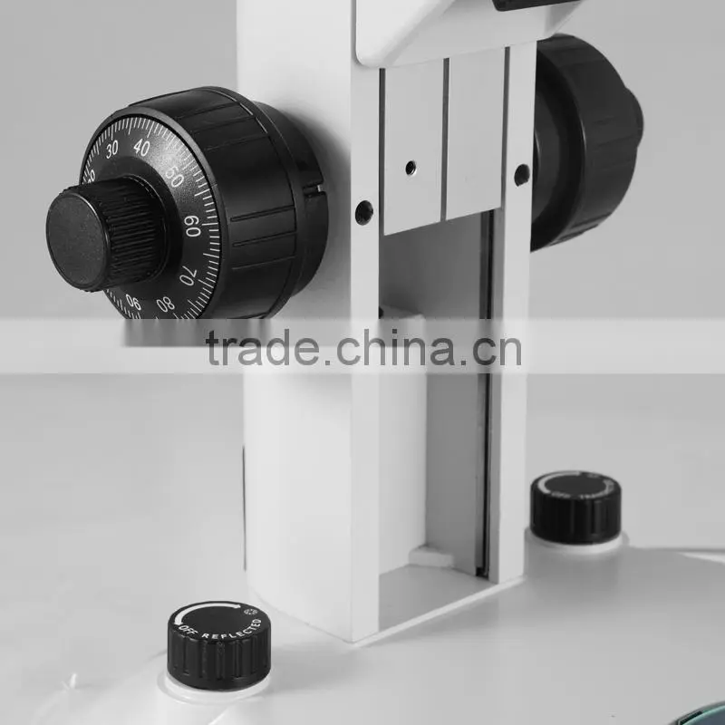 ZJ-619 76mm LED Dual Illuminated Light Fine Focus Microscope Track Stand