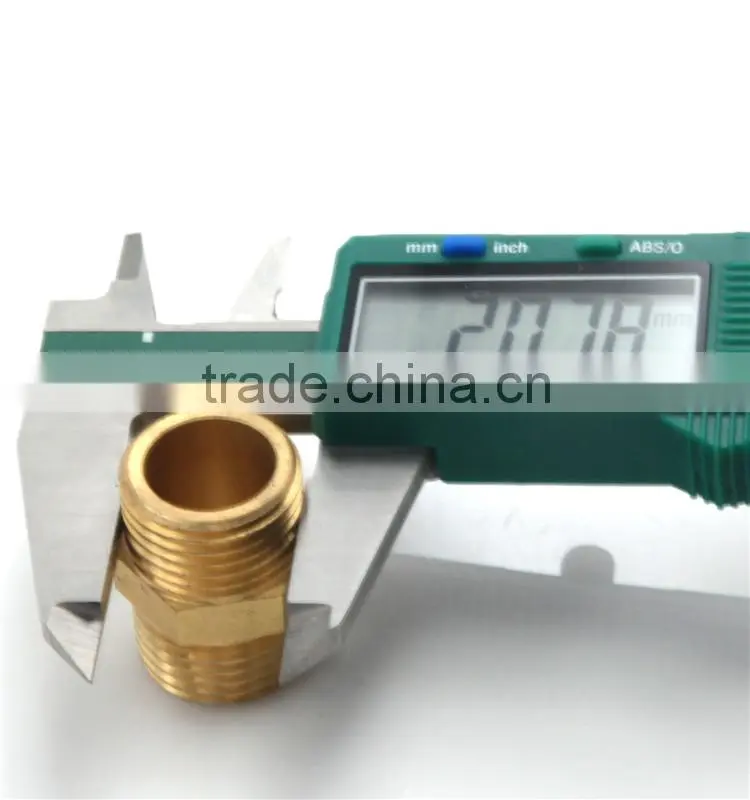 G1/2 male copper thread connector brass pipe fittings