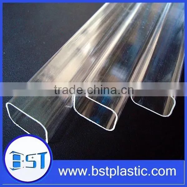 Extruion cheap plastic polycarbonate tube clear