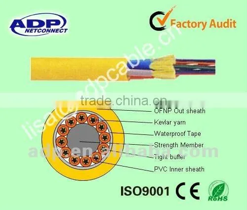 toslink quality 12~144 core all purpose indoor cable fiber optic cable
