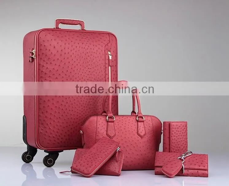 High Quality Customized Logo Genuine Real Ostrich leather Clutch Wallet for Women